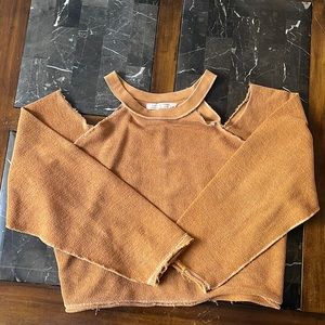 Free People open shoulder sweater!